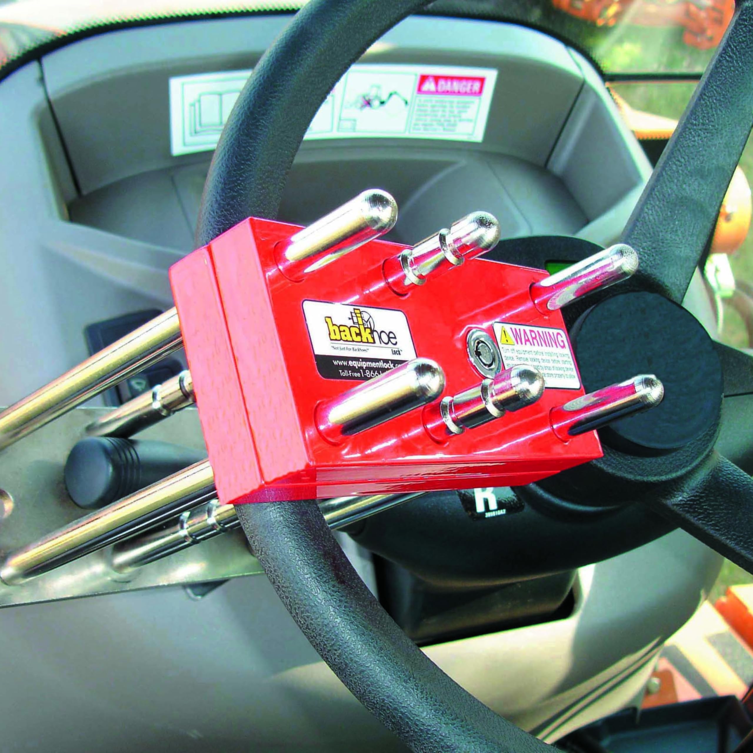 Steel Backhoe Lock