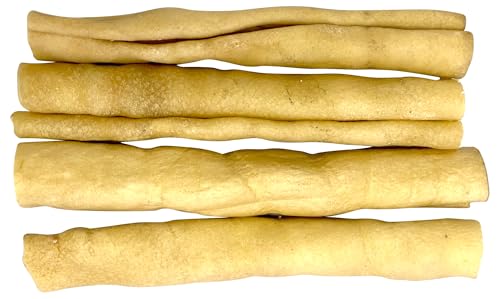 QT Dog Water Buffalo Collagen Stick 6" (4 Pc) - All Natural Long Lasting Dog Chews, Single Ingredient, Protein-Packed, Gluten & Grain Free, Odor-Free Dental Chews, Ideal for All Breed Sizes - Pouch