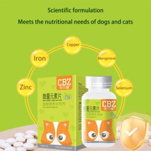 Trace Elements Tablets for Dogs, Effective Against Coprophagia and Unwanted Eating Habits