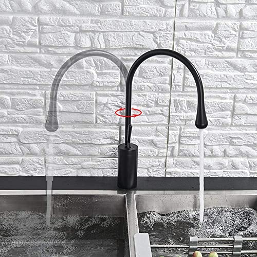 Black Kitchen Faucet Mixer Tap Single Handle Free Swivel Kitchen Hot And Cold Water Tap Bath Faucet Basin Taps Water Faucet