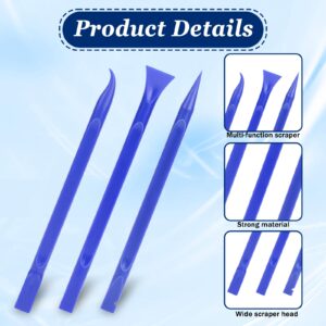 18 PCS Plastic Scraper Tool, Non-scratch Plastic Scraper Multi-Purpose Crevice Cleaning Tool Car Detailing Supplies Scraper for Cleaning Pen-Shaped Scraper for Removing Labels,Stickers,Paint,Food,Dirt