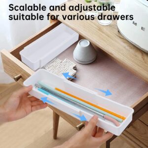 UXIETIN Expandable Straw Organizer Drawer for Cabinet,Reusable Extra Long Straw Drawer Organizer Fits for 60oz Stanley Long Straw