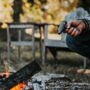 BlazeBoost Jet Air Blower - Jump Start Your Fireplace, Fire Pit,Charcoal Grill Or Campfire by Delivering A Ridiculous Amount of Oxygen to Your Fire 100,000 RPM Power with Rechargeable Battery