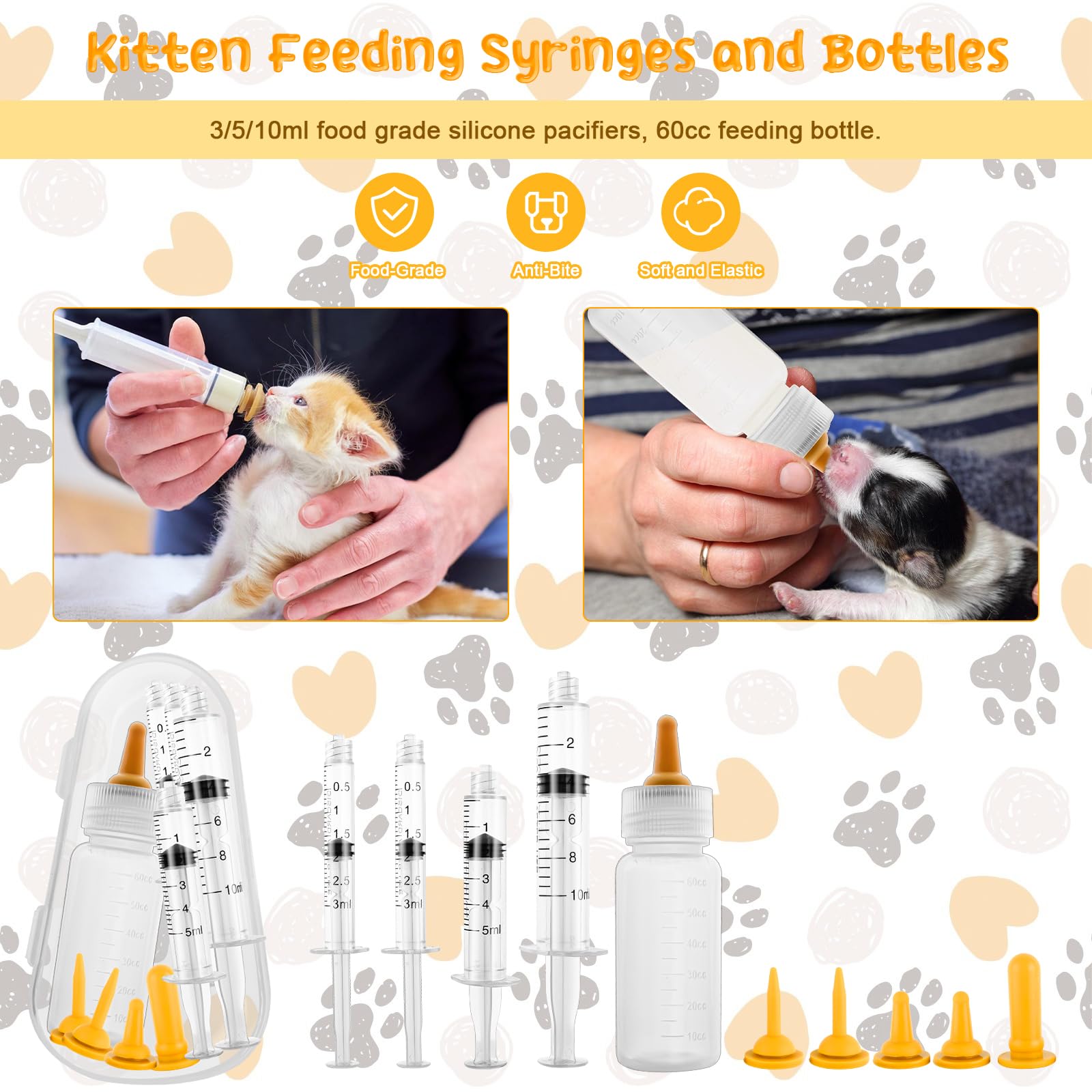 TAZKZZY Pet Birthing Supplies, Complete Whelping Kits for Puppy and Kitten, Kitten Supplies, Dog Supplies, Kitten Bottle Feeding kit for New Born Puppy Supplies and Kitten