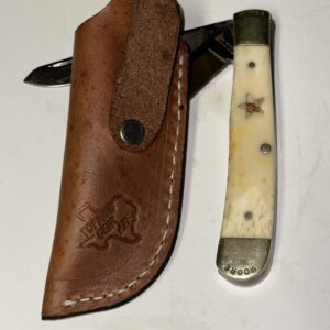 TOP HAND GEAR LEATHER KNIFE SHEATH, Belt Sheath, Sheath for Knife, Belt Loop, Trapper Sheath,