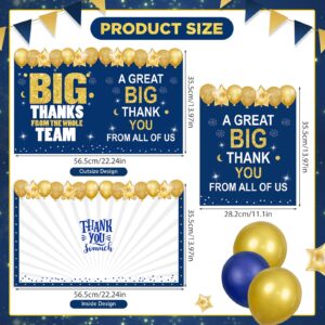 Large Thank You Card Jumbo Appreciation Card Giant Farewell Greeting Card Huge Gratitude Thank You Card Farewell Greeting Card Gift for Coworker Office Leaving Goodbye Going Away Retirement Party Decorations