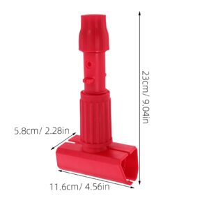 FOMIYES Mop Replacement Clip Plastic Commercial Mop Clip Detachable Mop Clamp Quickly Change Mop Handle Parts