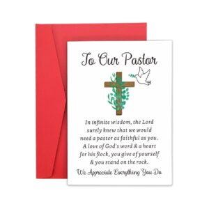 pastor appreciation gifts for women men pastor appreciation cards bulk pastor thank you cards pastor gift for men priest minister church pastor birthday ordination anniversary card religious christmas