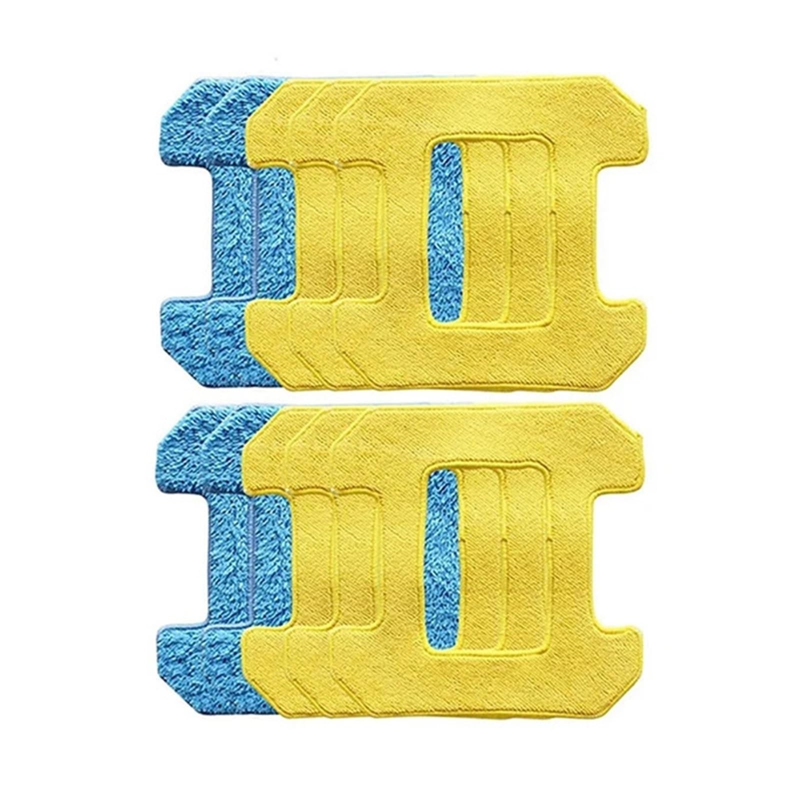 TUITA 10Pcs Rubbing Mop Pads .Compatible for Hobot 298. Window Cleaning Robot Accessories Rag Microfiber Material Wet Cleaning+Dry