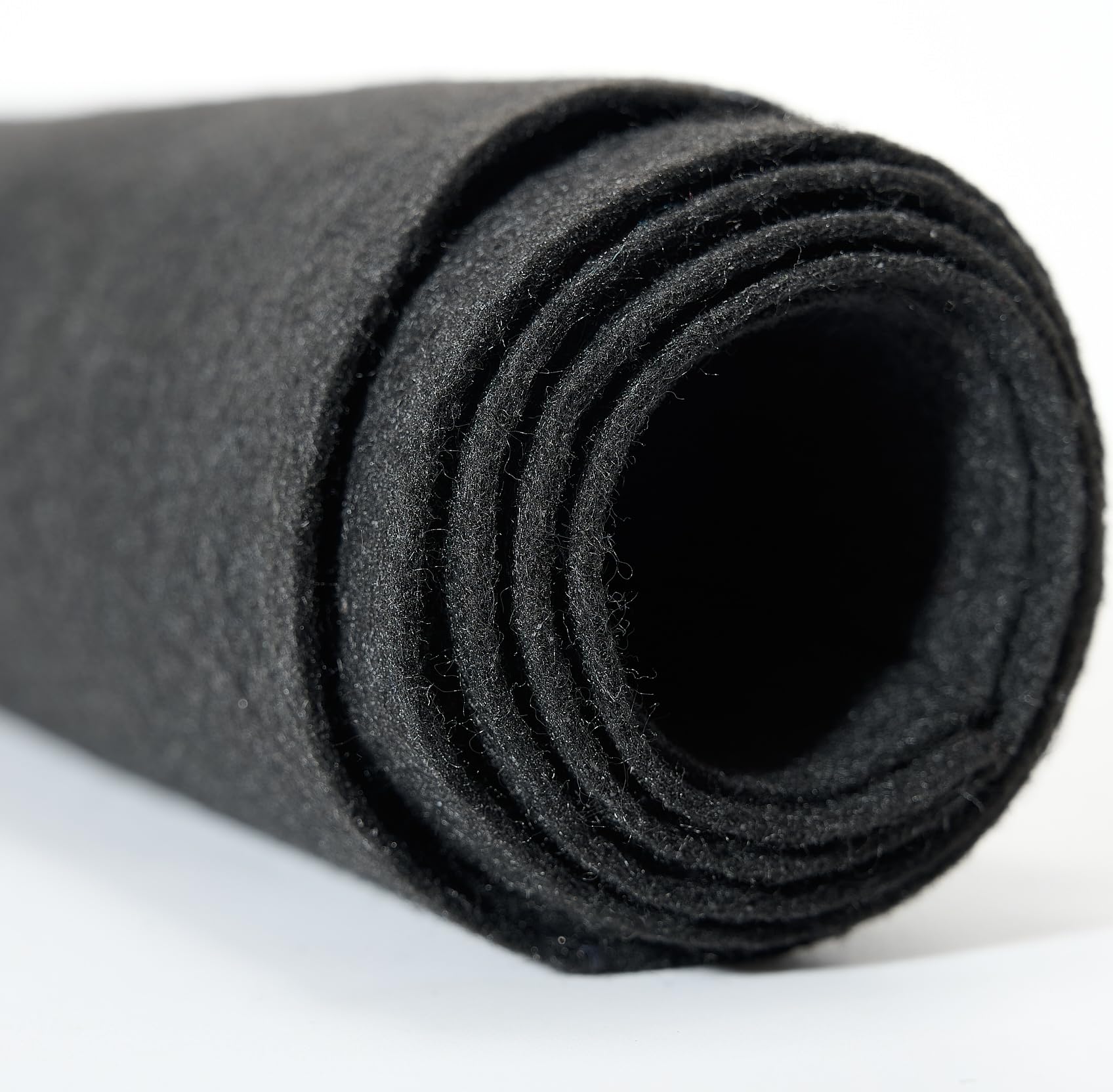 Soft Black Felt Fabric 36"X 18"/ 1.6mm Thick Sewing Patwork Material Large Craft Felt Roll Fabric by The Yard