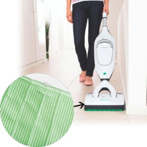 hokojix 6Pcs Professional Microfiber Mop Floor Cleaning System Flat Mop Reusable Washable Mop Pad Dust Mopping for VORWERK SP600