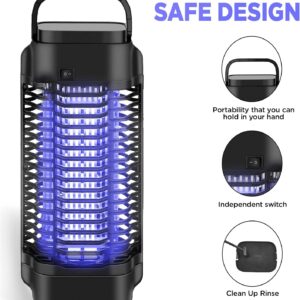 Bug Zapper - Powerful Electric Mosquito Zapper Fly Killer for Indoor-4200V Metal Mesh, Insect Fly Trap Indoor Mosquito Killer for Home, Garden, Patio, Backyard(18W)