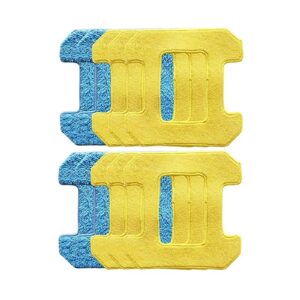 TUITA 10Pcs Rubbing Mop Pads .Compatible for Hobot 298. Window Cleaning Robot Accessories Rag Microfiber Material Wet Cleaning+Dry