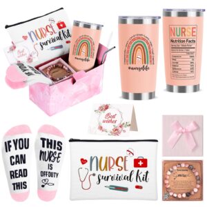 nurse gifts for women,nurse appreciation gifts,nurses week gifts,nurse graduation,nursing school practitioner lpn/rn gifts for new nurses,nurse christmas gifts,20 oz tumbler set for nurses (pink)