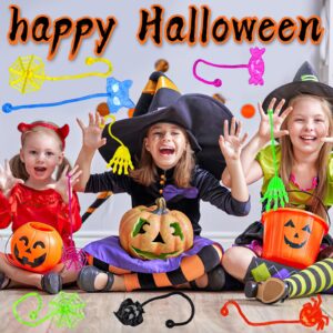 100PCS Halloween Sticky Hands Party Favors Treats Bags Toys for Kids,Bulk Halloween Toys for Halloween Goodie Bag Stuffers Basket stuffers Candy Bags Fillers Classroom Exchange Prizes