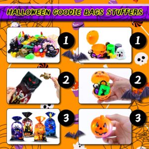 586 PCS Halloween Party Favors for Kids, Bulk Halloween Toys for Trick or Treat Non Candy Fillers Classroom Prizes Halloween Goodie Bags Stuffers Treasure Box Toys Gifts for Kids Party Supplies