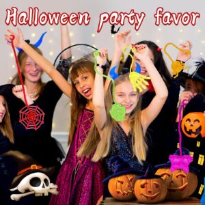 100PCS Halloween Sticky Hands Party Favors Treats Bags Toys for Kids,Bulk Halloween Toys for Halloween Goodie Bag Stuffers Basket stuffers Candy Bags Fillers Classroom Exchange Prizes