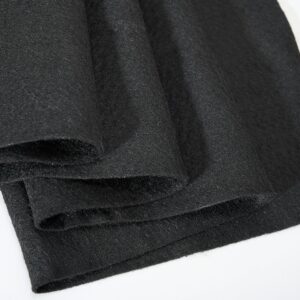 Soft Black Felt Fabric 36"X 18"/ 1.6mm Thick Sewing Patwork Material Large Craft Felt Roll Fabric by The Yard