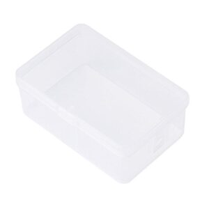 happyaer storage box rectangular plastic transparent storage box jewelry beads container organizer