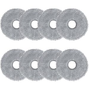 mop pads replacement compatible with dreame l10 ultra / l10s pro / l10s ultra / l10s pro ultra heat / l10 prime / l20 ultra / l20 ultra complete / x40 ultra / x30 ultra robot vacuum cleaner (8pack)