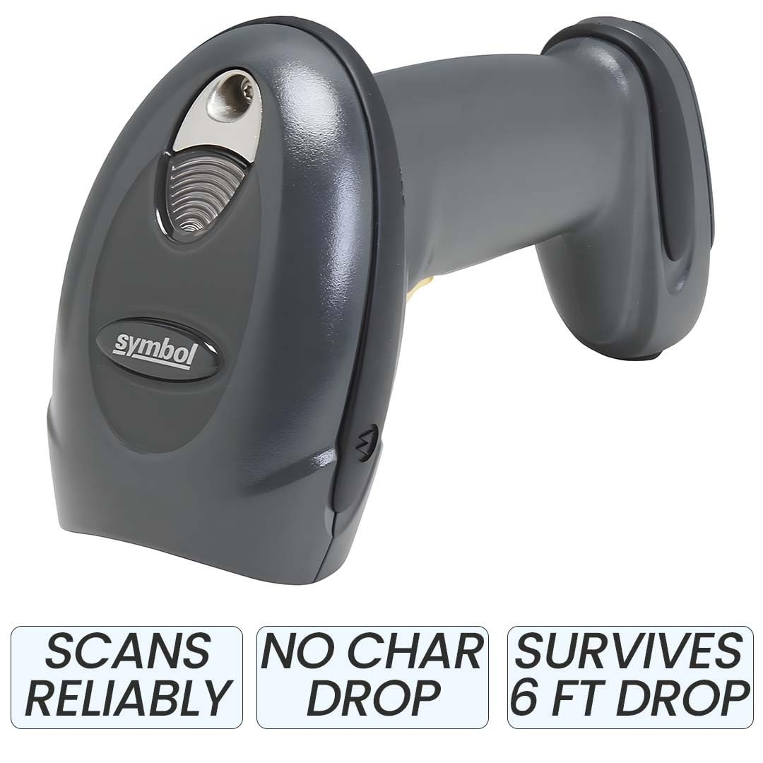 Zebra Wireless Barcode Scanner DS6878 Bundle - Includes Zebra Symbol 1D/2D Barcode & QR Code Scanner w/Bluetooth Connection, Rechargeable Battery, USB Cord, Microfiber Cloth (Renewed)