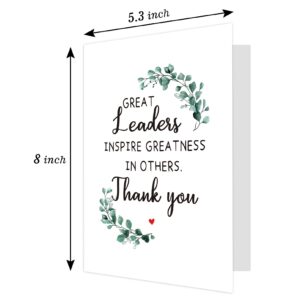 Ogeby Funny Boss Day Card Gifts for Boss Him Her, Cute Boss Day Card Gifts for Women Men, Happy Boss’s Day Gift from Group Employee, Lovely Thank You Card Gift for Boss Leader