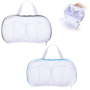 2 pcs bra wash bags for laundry bra laundry bags for washing machine lingerie bags for washing delicates bra bags for laundry bra washer protector for laundry lingerie bag (a to c cups)