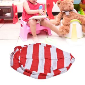 WBTY Stuffed Animal Storage Bean Bag Multipurpose Plush Toy Organizer with Handle and