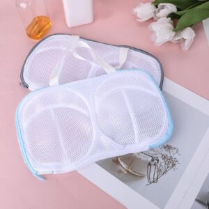 2 Pcs Bra Wash Bags for Laundry Bra Laundry Bags for Washing Machine Lingerie Bags for Washing Delicates Bra Bags for Laundry Bra Washer Protector for Laundry Lingerie Bag (A to C Cups)