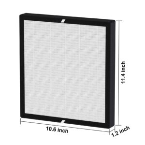 2-Pack P260 True HEPA Replacement Filter Compatible with AIUZLK P260 Air Purifier, 3-in-1 Filtration Filter.