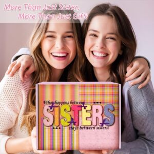 Sisters Gifts From Sister, Sister Birthday Gifts Big Sister Gift Sister In Law Gifts, Birthday Gifts for Sister From Sisters Adult Happy Birthday Sister Gifts Funny Sister Gifts