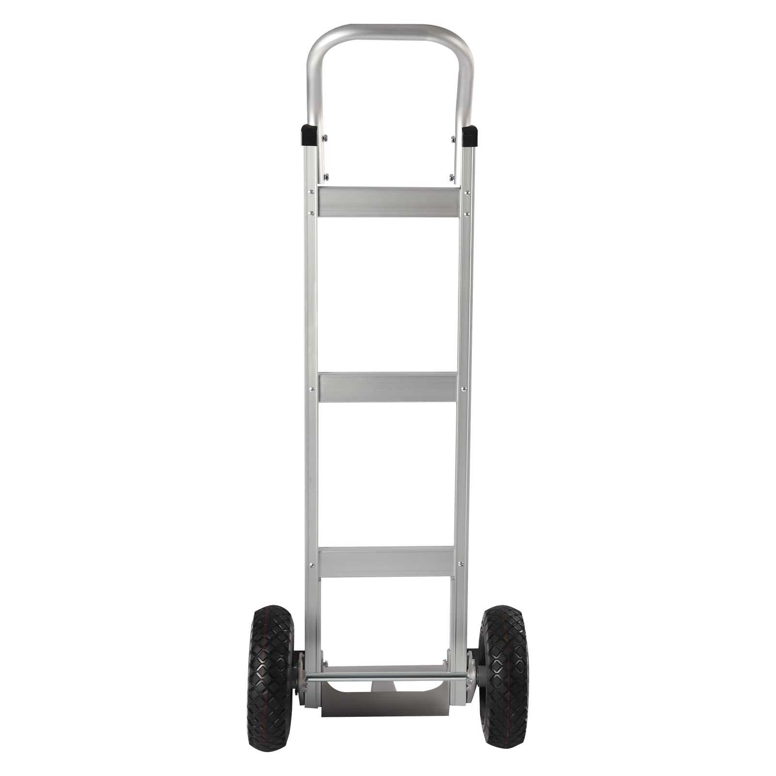 500 lbs Heavy Duty Aluminum Hand Truck, Loop Handle Hand Cart Dolly with Rubber Wheels for Moving,Shopping,Travel,Office Use |59.8" H