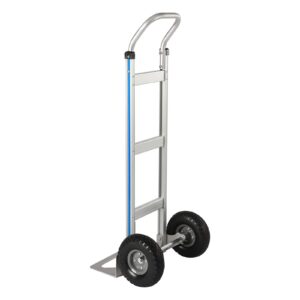 500 lbs Heavy Duty Aluminum Hand Truck, Loop Handle Hand Cart Dolly with Rubber Wheels for Moving,Shopping,Travel,Office Use |59.8" H