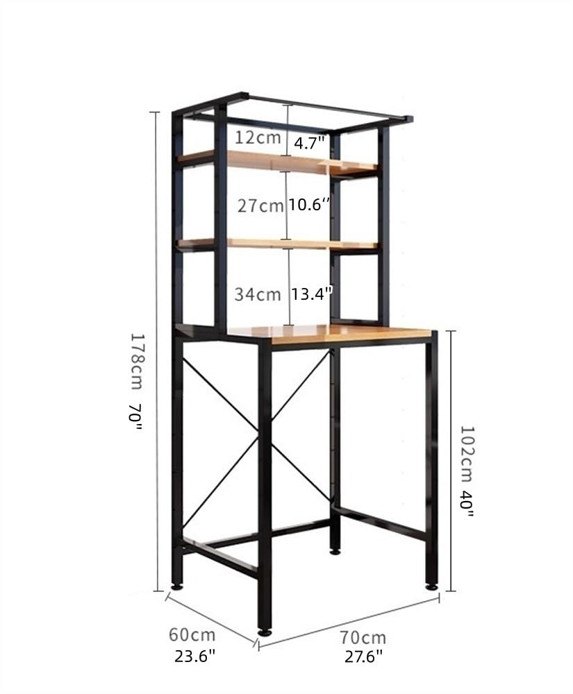 ROPSHTSF Shelves, Bathroom Tiers, Floor Storage, Gap Storage, Washing Machine Rack, 3-Tier Laundry Room Shelf Over The Washing Machin, Storage Rack(White)