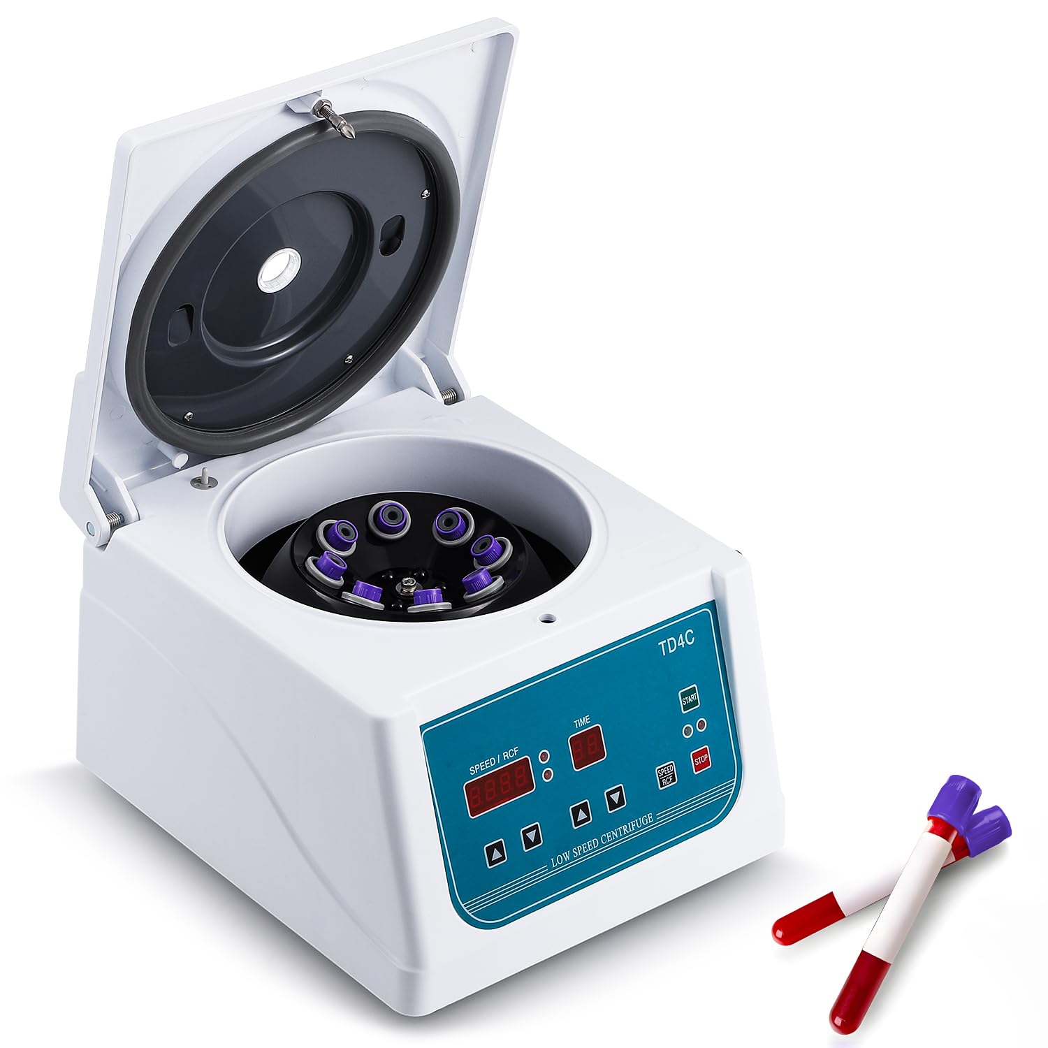 CGOLDENWALL Centrifuge Machine Lab PRP Benchtop Centrifuge 100-4000RPM Low Speed Desktop Centrifuge Machine Timer 1-99min 8x15ml