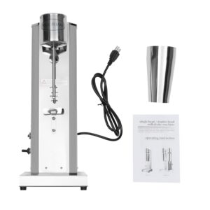 Electric Drink Mixer with Mixing Cup, 180W Commercial Milkshake Machine, 650ml Single-head Milkshake Maker, 2 Speeds Mixer Blender for Commercial and Home