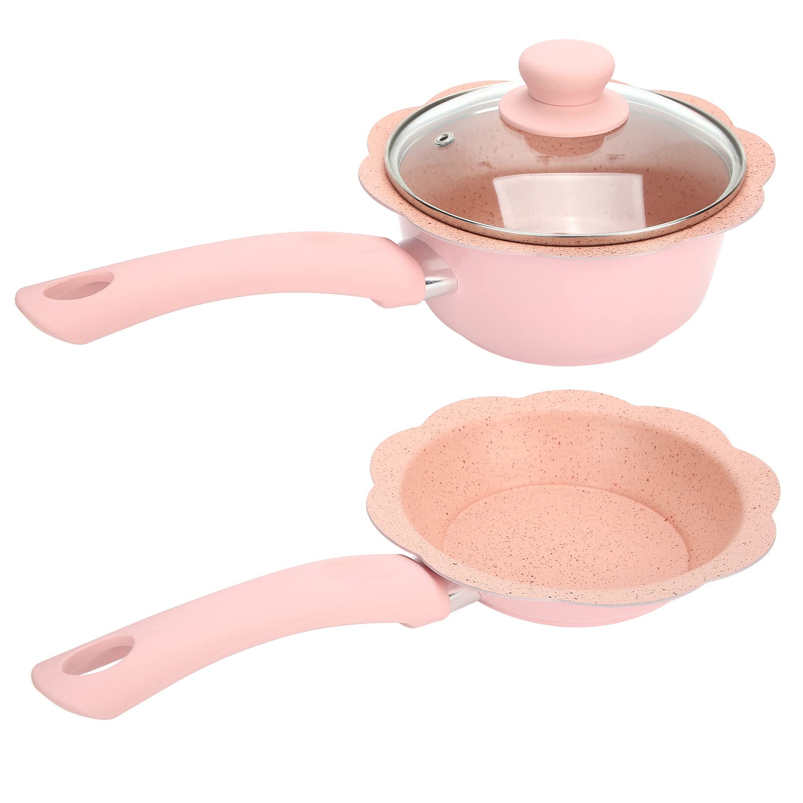 Restokki Milk Soup Pot Set Non Stick Multifunction Frying Pan Saucepan Baby Food Cooking Cookware