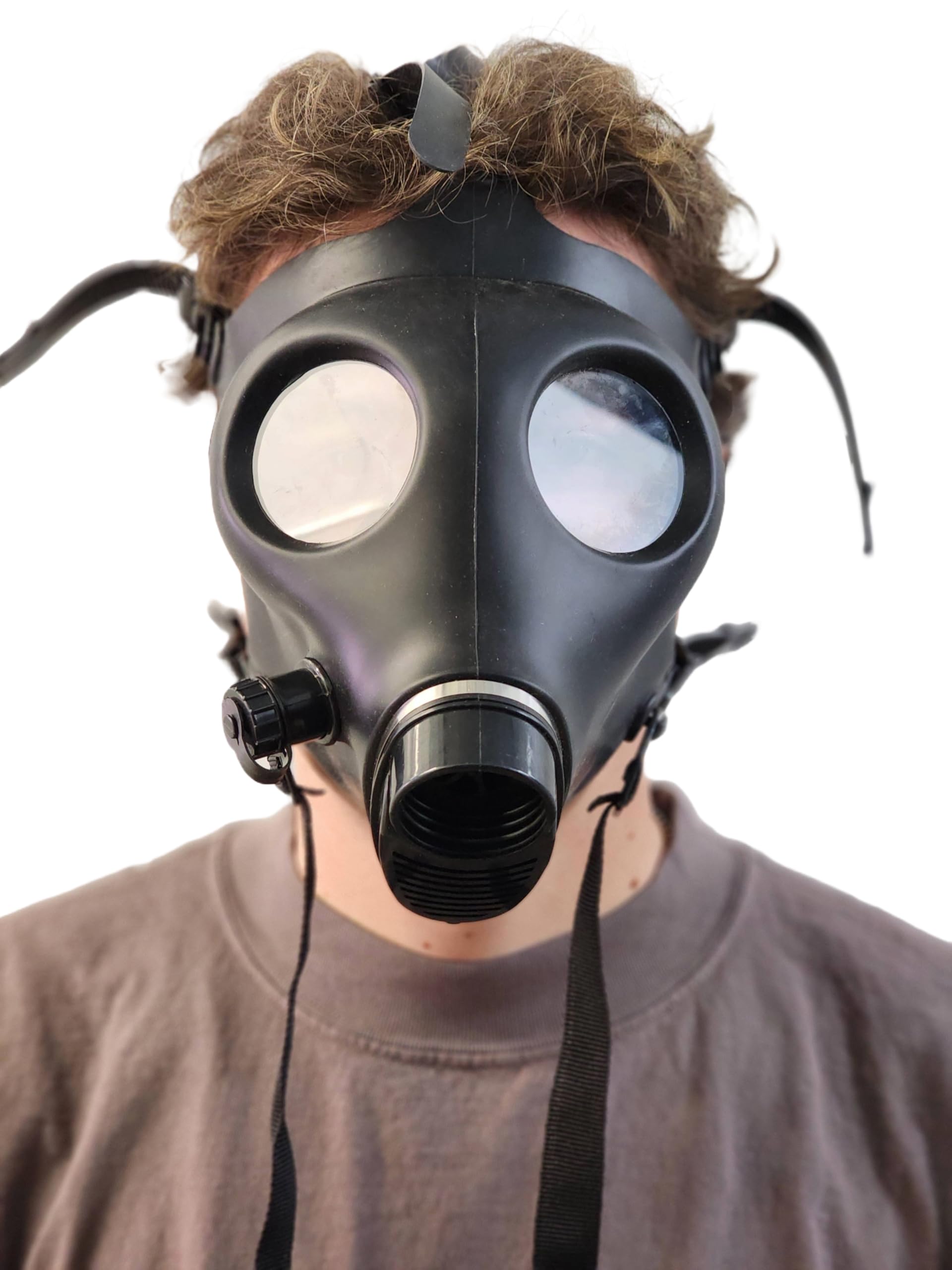 SafeGuardian Israeli Gas Mask Resipirator Mask - Halloween Mask - Nuclear Mask - Paintball Mask - Survival and Tactical Mask