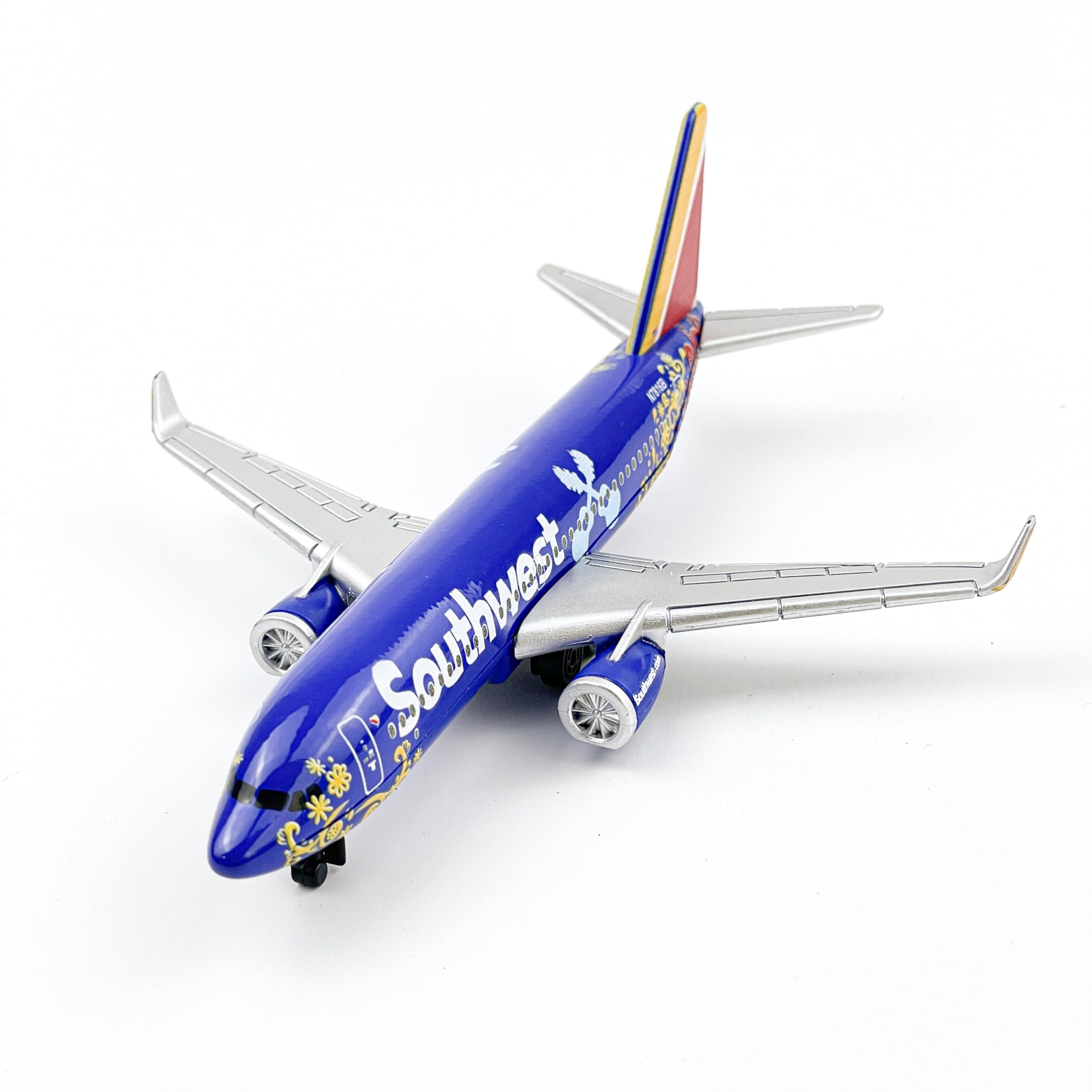 WngAur Southwest N7816B Airplane Model, Die-cast Metal Planes Aircraft Suitable for Collection and Display