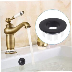 Veesper Sink Overflow Cover, Sink Bath Overflow Cover, Insert Cover Bathroom Basin Trim Round Overflow Sink Overflow Ring Sink Hole Cover Overflow Sink Hole Cover.