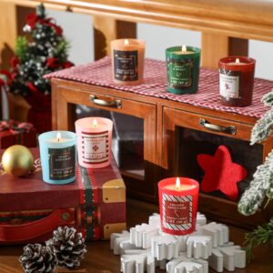 12 Days of Christmas Scented Candles Advent Calendar Candle Gift, 12PCS 1 oz Soy Wax Candles Christmas Candle Set Gift