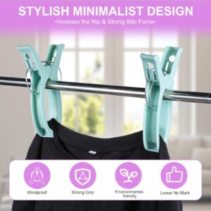 15 Pcs Large Beach Towel Clips, Sewing Clamps Plastic Clothes Pins & Quilt Clips, Kitchen & Bathroom Towel Clips, Large Strong Clothes Clips Keep Towel from Blowing Away(3 Colors)