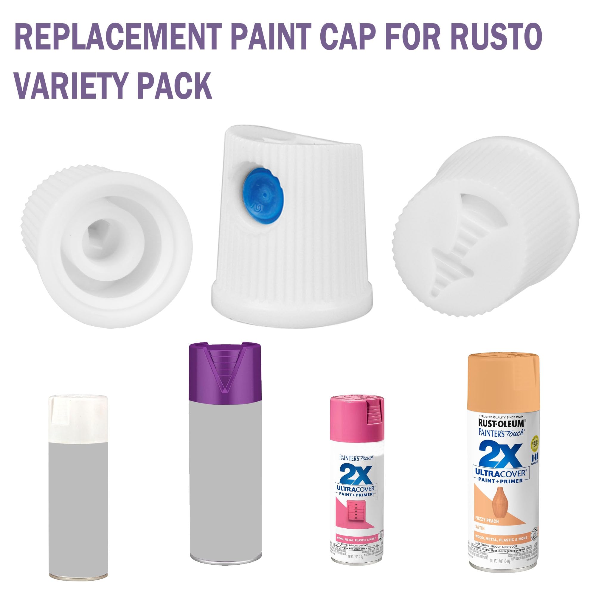 Spray Paint Caps-New Cap-Spray Can Nozzle-Spray Paint Nozzles for Rusto Spray Graffiti Art Supplies Spray Paint，Cans-Spray Paint Tips-25 Pack