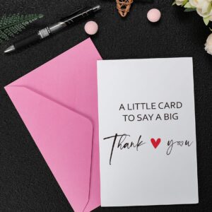 Funny Thank You Card for Friend Him Her, Humor Thank You Card for Men Women, Thank You Gifts Card for Teacher Boss, A Little Card to Say A Big Thank You