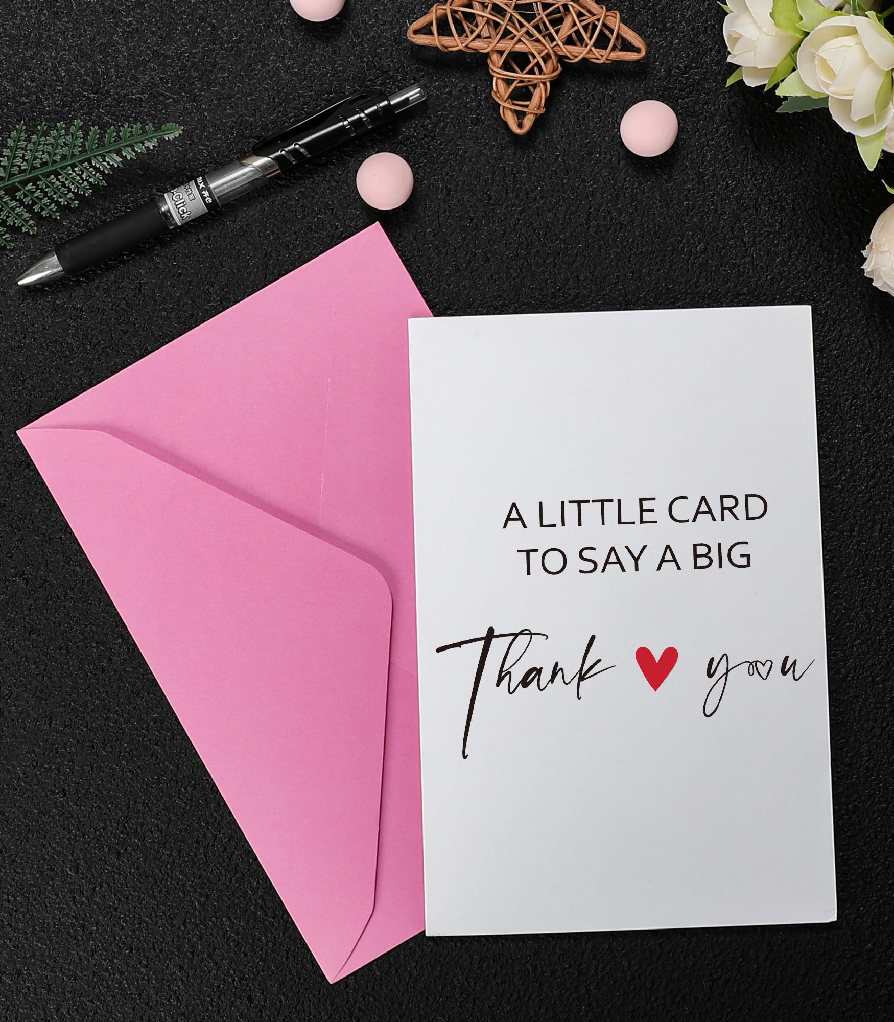 Funny Thank You Card for Friend Him Her, Humor Thank You Card for Men Women, Thank You Gifts Card for Teacher Boss, A Little Card to Say A Big Thank You