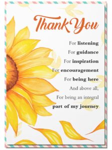 blinkwishes thank you card, thank you greeting cards with envelope and seal for nurses day, admin professional day, teacher appreciation, boss's day, and all occasions