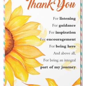 BlinkWishes Thank You Card, Thank You Greeting Cards with Envelope and Seal for Nurses Day, Admin Professional Day, Teacher Appreciation, Boss's Day, and all occasions