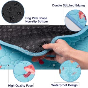 Sunheir Washable Pee Pads for Dogs, Reusable Dog Pads Extra Large Non-Slip Dog Pee Pads, Waterproof & Extra-Absorbent Pet Training Pads for Puppy Playpen, Crate, Whelping Box, Potty Training, 72"x 72"