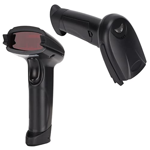 Barcode Scanner, FG2106 Utomatic Fast Scanning Handheld Bar Code Reader, Rechargeable Scan Gun for Supermarket, Hotel, Bookstore