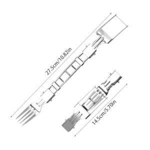 Convenient Watermelon Cutter And Fork Set 304Stainless Steel Fruit Cutting Tool Fruit Cutter For Gatherings